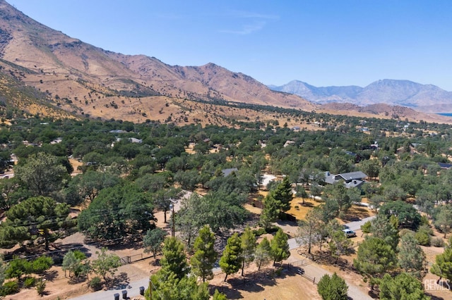 3113 Raccoon Dr, Lake Isabella, CA 93240 - aerial view of property's location featuring mountains