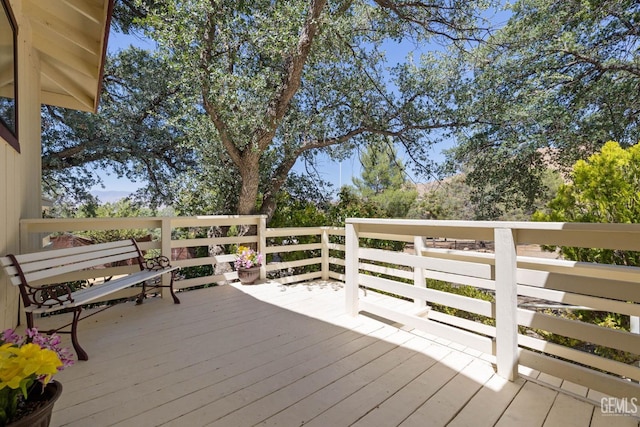 3113 Raccoon Dr, Lake Isabella, CA 93240 - view of deck