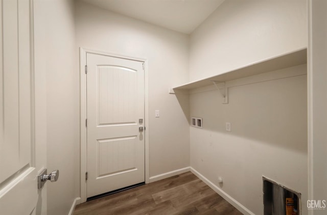 8412 Jean Anne St, Bakersfield, CA 93314 - laundry room with hookup for a washing machine and wood finished floors