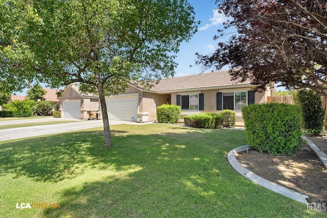 10006 Grand View Summit Dr, Bakersfield, CA 93311 - view of front of property featuring concrete driveway, stucco siding, a tile roof, and a garage
