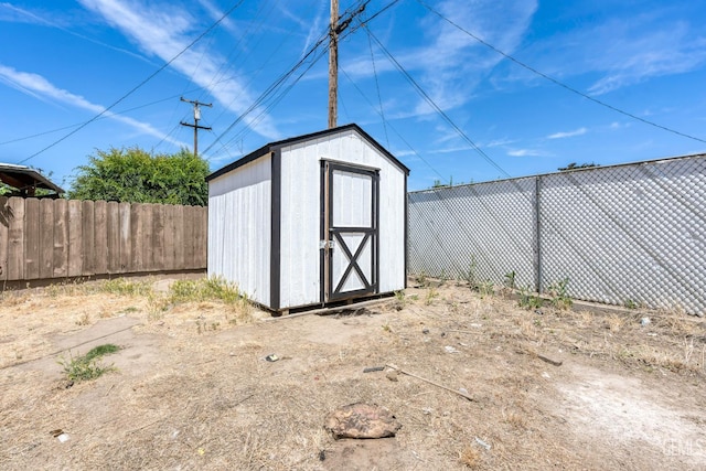 1920 Doolittle Ave, Bakersfield, CA 93304 - view of shed with a fenced backyard