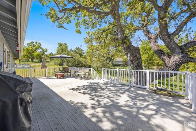 view of deck