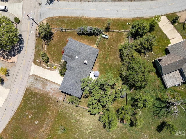 aerial view of property's location