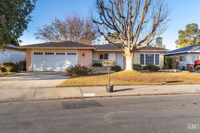 ranch-style house with a garage