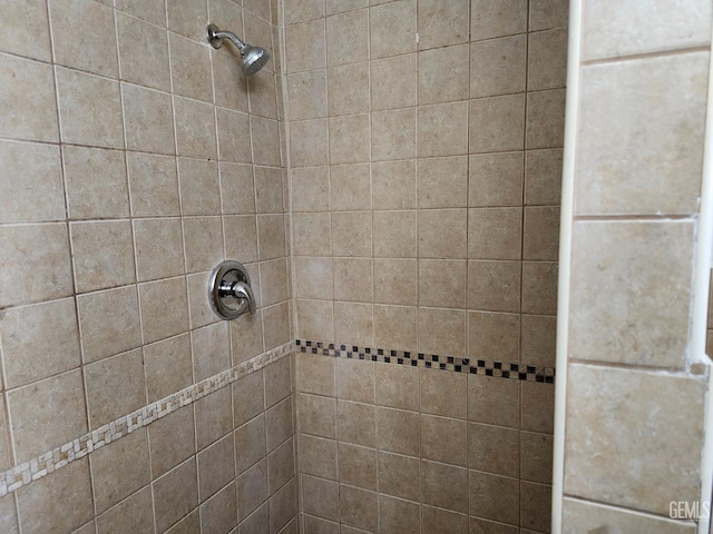 details featuring tiled shower