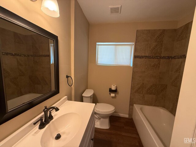 3820 Apache Ave, Bakersfield, CA 93309 - bathroom with vanity and wood finished floors