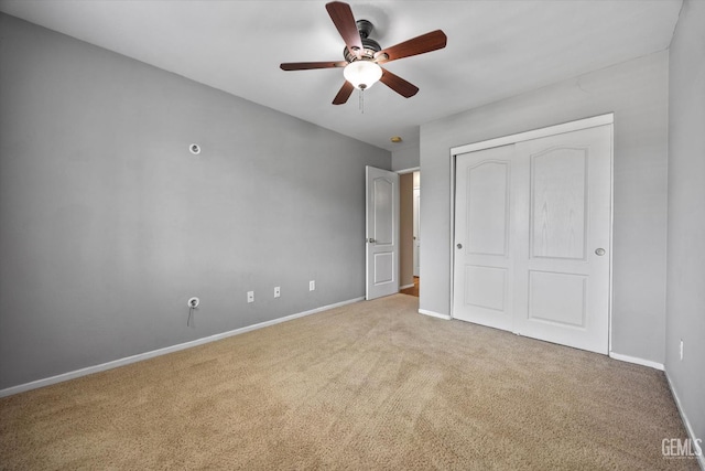 11602 Trabancos Dr, Bakersfield, CA 93311 - unfurnished bedroom with carpet floors, a closet, and ceiling fan