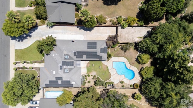 11717 Old Town Rd, Bakersfield, CA 93312 - aerial view of property's location featuring a pool
