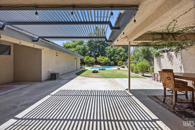 11717 Old Town Rd, Bakersfield, CA 93312 - view of patio / terrace with an outdoor pool