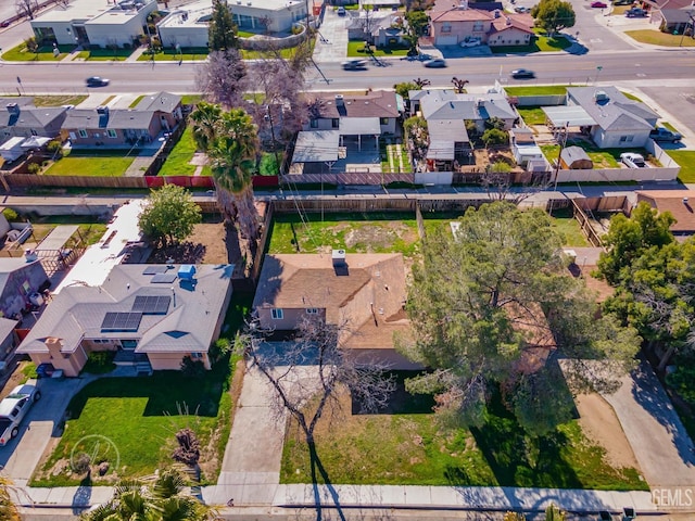 birds eye view of property featuring a residential view