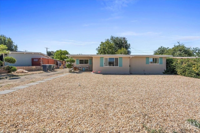 view of ranch-style home