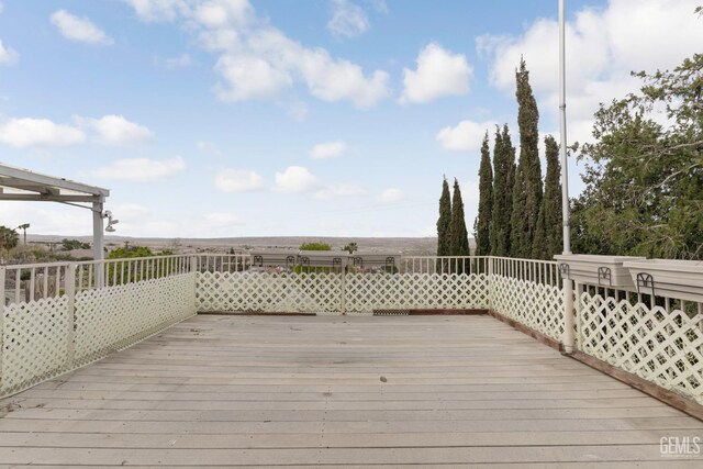 726 D St, Taft, CA 93268 - view of deck