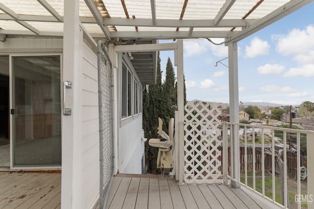 726 D St, Taft, CA 93268 - view of deck