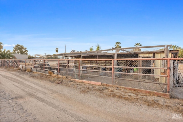 view of stable