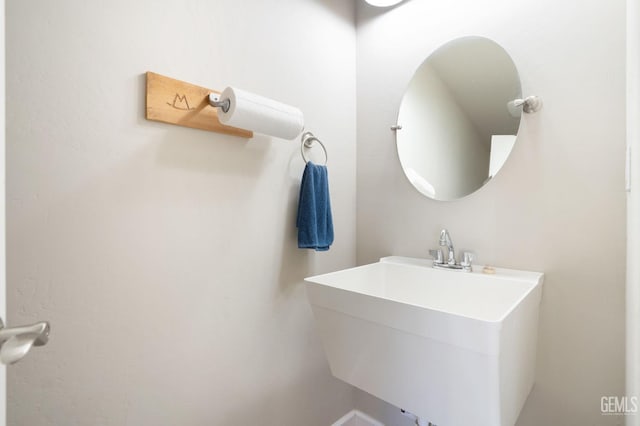 bathroom with a sink