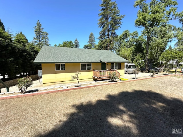 45796 Rocking K Dr, Cal Hot Springs, CA 93207 - view of front of property with stucco siding