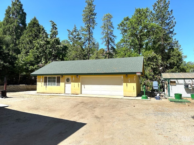 45796 Rocking K Dr, Cal Hot Springs, CA 93207 - view of garage