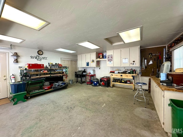 45796 Rocking K Dr, Cal Hot Springs, CA 93207 - garage with a workshop area