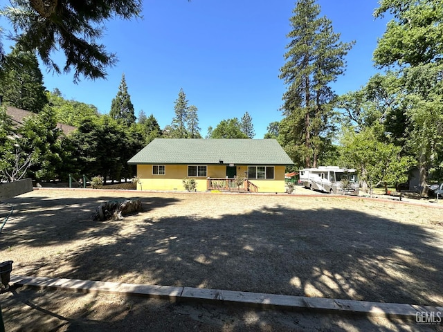 45796 Rocking K Dr, Cal Hot Springs, CA 93207 - ranch-style home with stucco siding and view of scattered trees