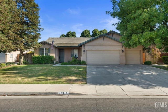 11311 Mezzadro Ave, Bakersfield, CA 93312 - single story home featuring a garage, stucco siding, and concrete driveway