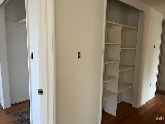 view of closet