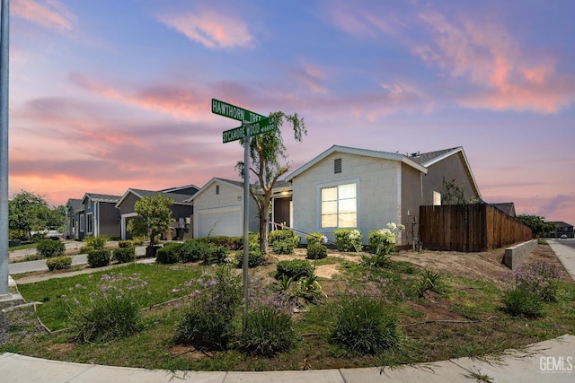 6622 Sycamore Wood Ln, Bakersfield, CA 93313 - view of front of house featuring a garage and concrete block siding