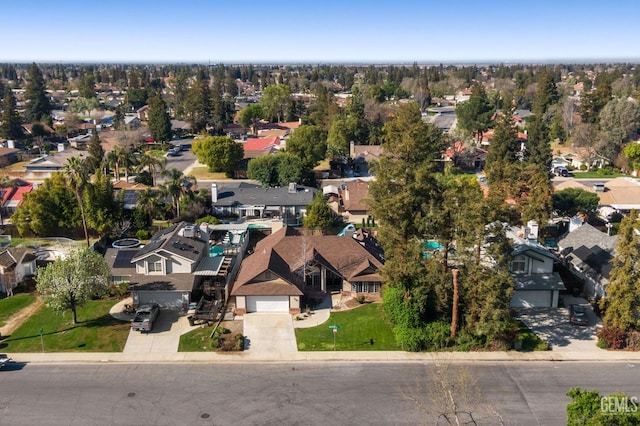 birds eye view of property featuring a residential view