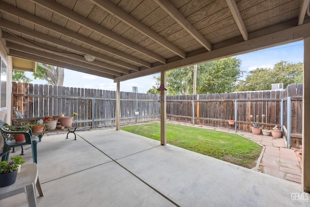 view of patio