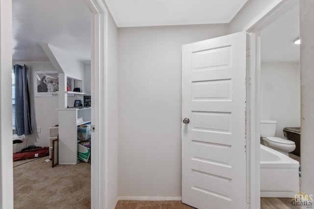 210 B B, Taft, CA 93268 - corridor with carpet flooring