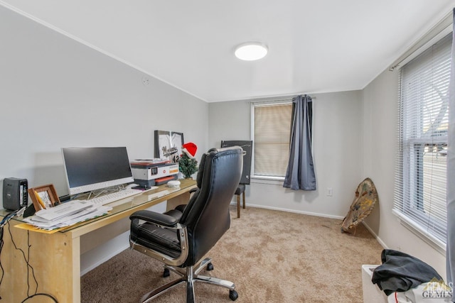 210 B B, Taft, CA 93268 - home office featuring carpet and baseboards