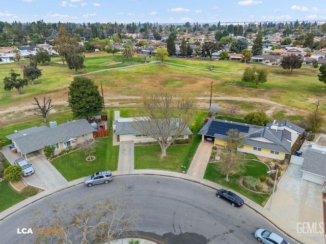 birds eye view of property featuring a residential view