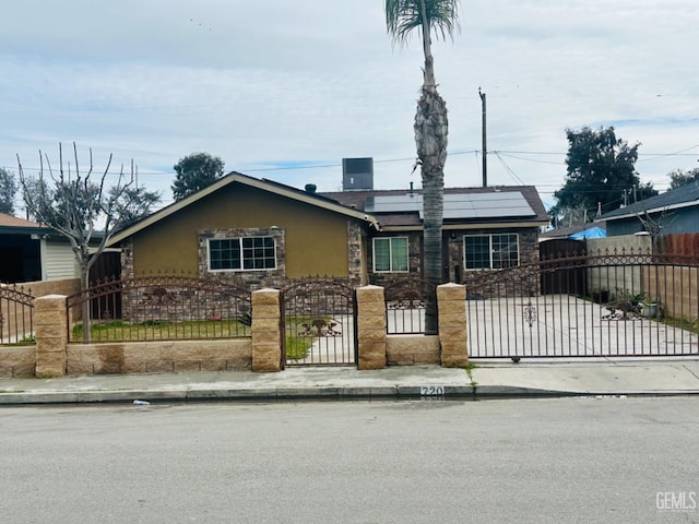 view of front of home