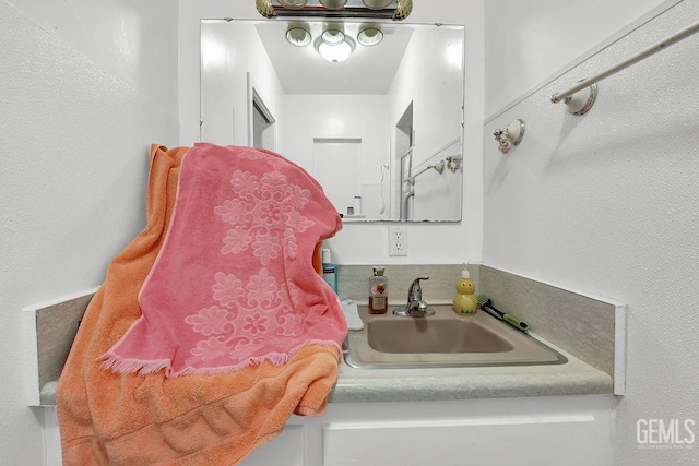 bathroom with a sink