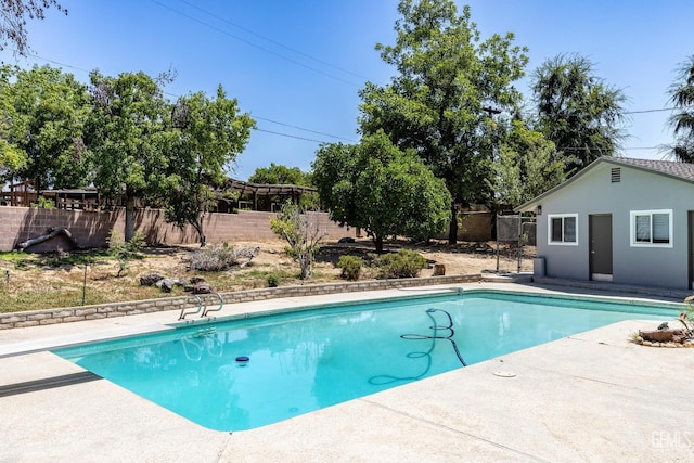 1830 Chevy Chase Way, Bakersfield, CA 93306 - view of pool featuring a fenced backyard and a patio