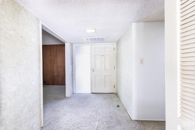 1830 Chevy Chase Way, Bakersfield, CA 93306 - hall featuring carpet floors, a textured ceiling, and a textured wall