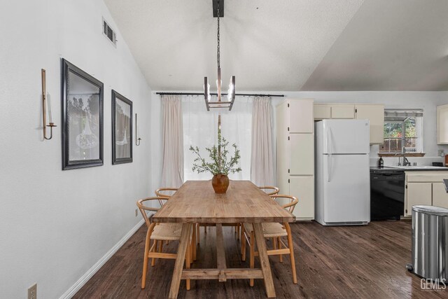 5928 Dyce Way, Bakersfield, CA 93306 - dining area featuring dark wood-type flooring and baseboards