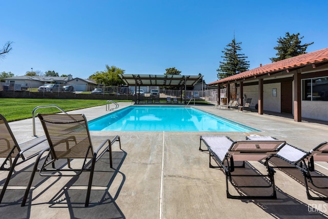 5928 Dyce Way, Bakersfield, CA 93306 - community pool featuring a patio area