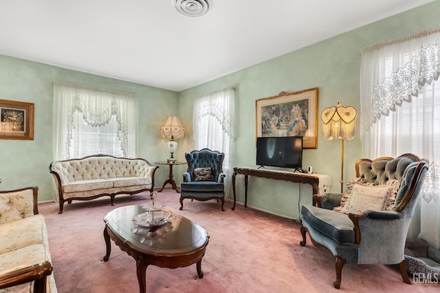 318 Cypress St, Bakersfield, CA 93304 - carpeted living area featuring plenty of natural light