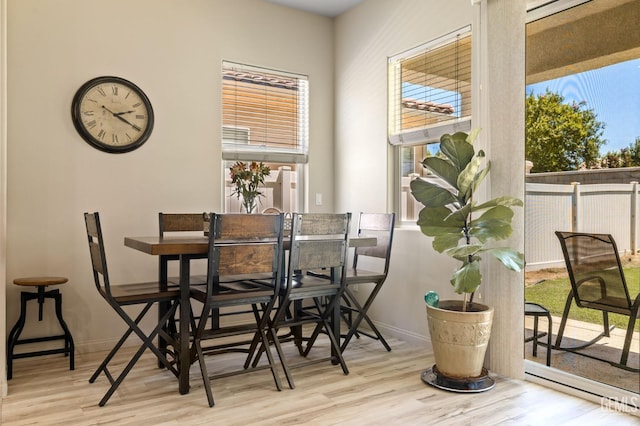 11901 Kimelford Dr, Bakersfield, CA 93312 - dining room with wood finished floors and baseboards