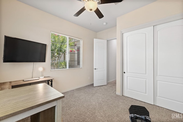11901 Kimelford Dr, Bakersfield, CA 93312 - unfurnished office featuring light colored carpet and a ceiling fan