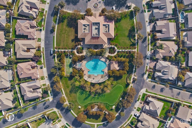 11901 Kimelford Dr, Bakersfield, CA 93312 - aerial view of property's location featuring nearby suburban area and a pool