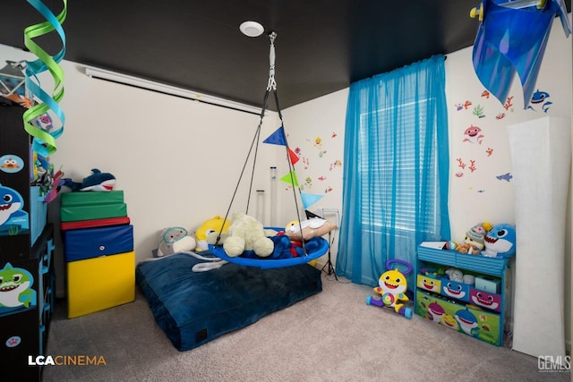 bedroom featuring carpet flooring