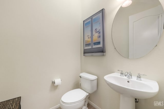 5703 Park Pl, Bakersfield, CA 93306 - bathroom with baseboards and toilet