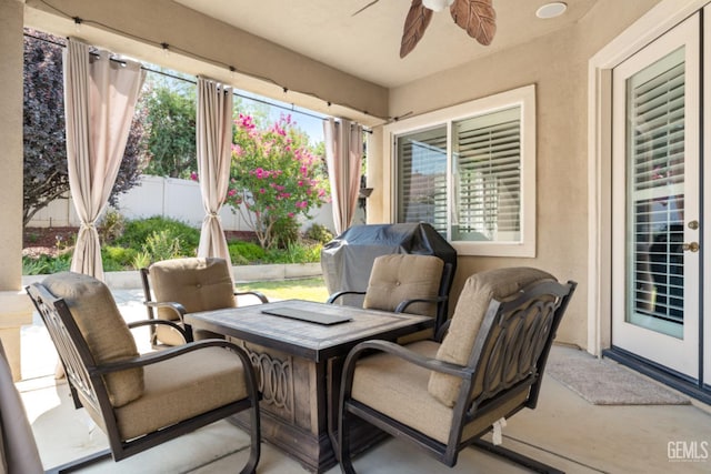 5703 Park Pl, Bakersfield, CA 93306 - view of sunroom / solarium