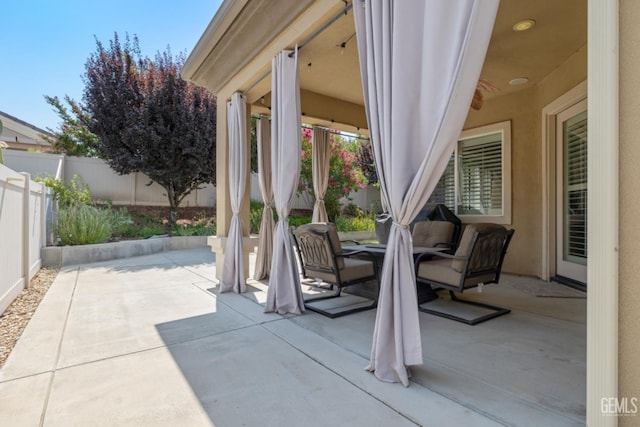 5703 Park Pl, Bakersfield, CA 93306 - fenced backyard with a patio