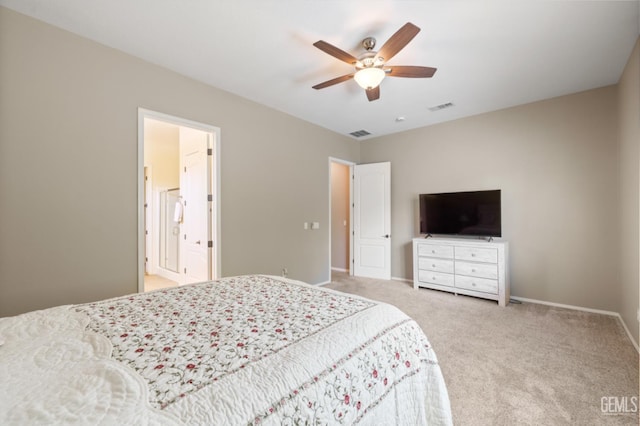 5703 Park Pl, Bakersfield, CA 93306 - bedroom with carpet and a ceiling fan