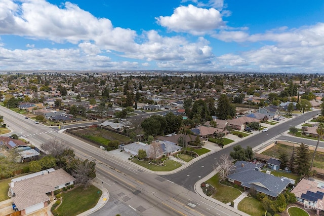 bird's eye view featuring a residential view