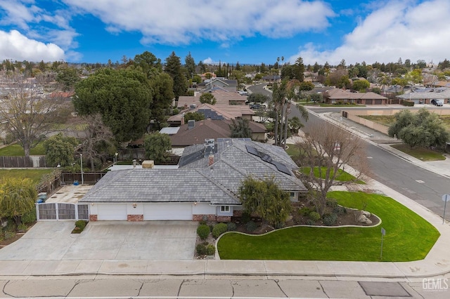 birds eye view of property featuring a residential view