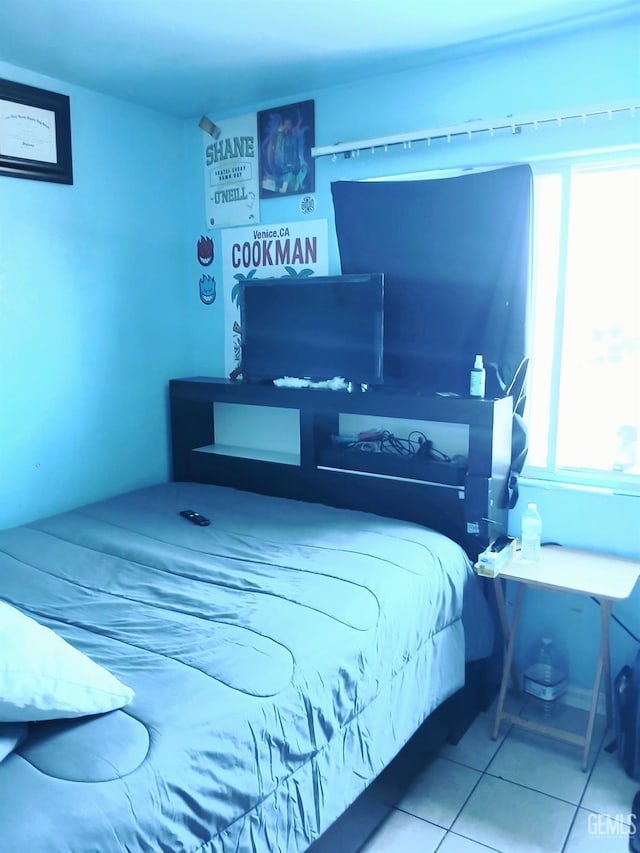 view of tiled bedroom