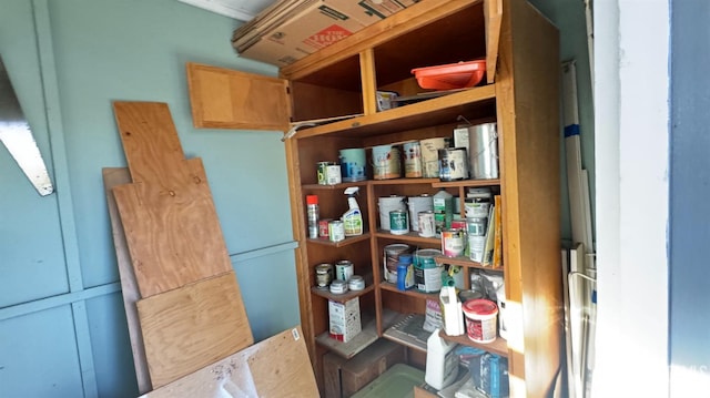 view of pantry